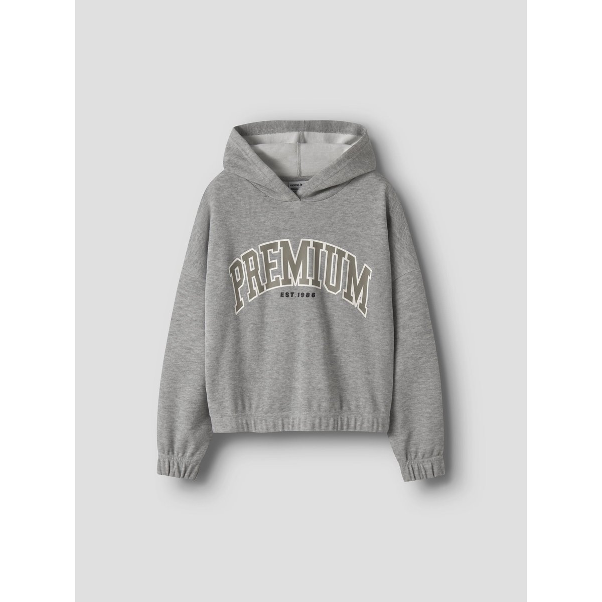 Sweat-Shirt gris - grey melange1, NAME IT