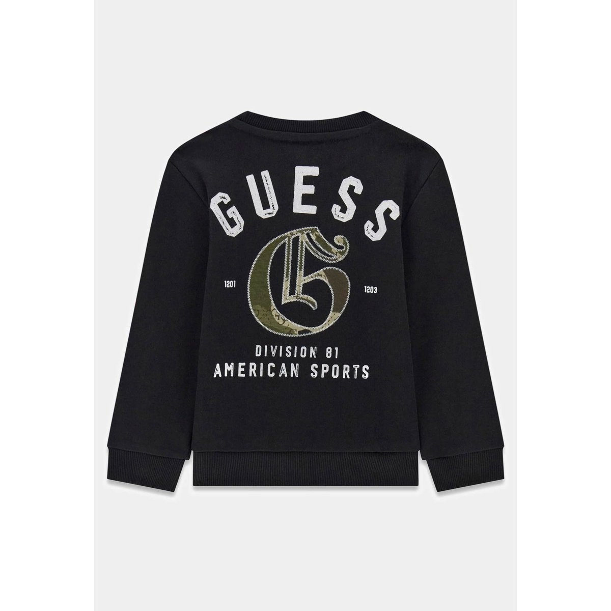 Sweatshirt Avec Logo Ours Imprimé noir, GUESS KIDS