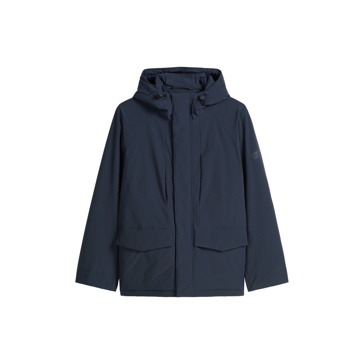 Veste à capuche MOP x Function en matériau Performance imperméable bleu foncé, MARC O'POLO