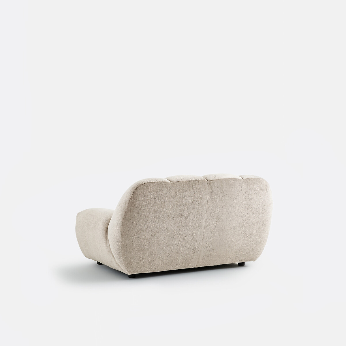 Sillón XL, terciopelo grueso, Nuria marrón grisáceo, LA REDOUTE INTERIEURS