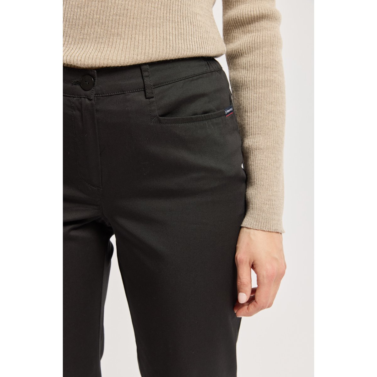 Pantalon confort taille élastiquée TRIMARAN noir, ARMOR-LUX