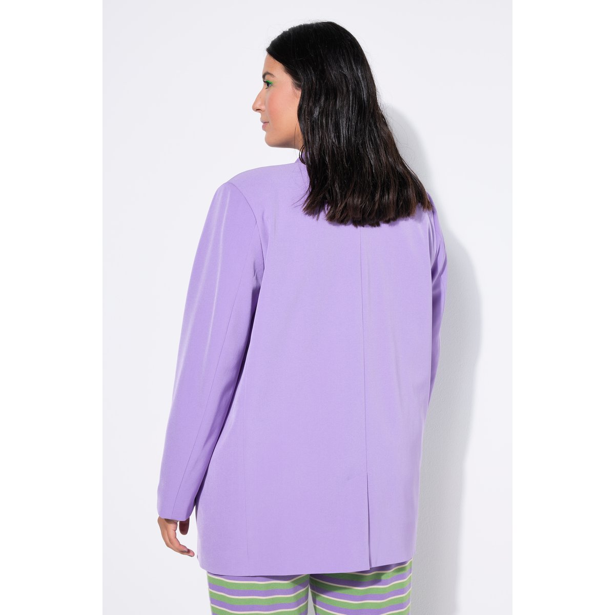 Blazer oversize, doublure léopard violet, STUDIO UNTOLD