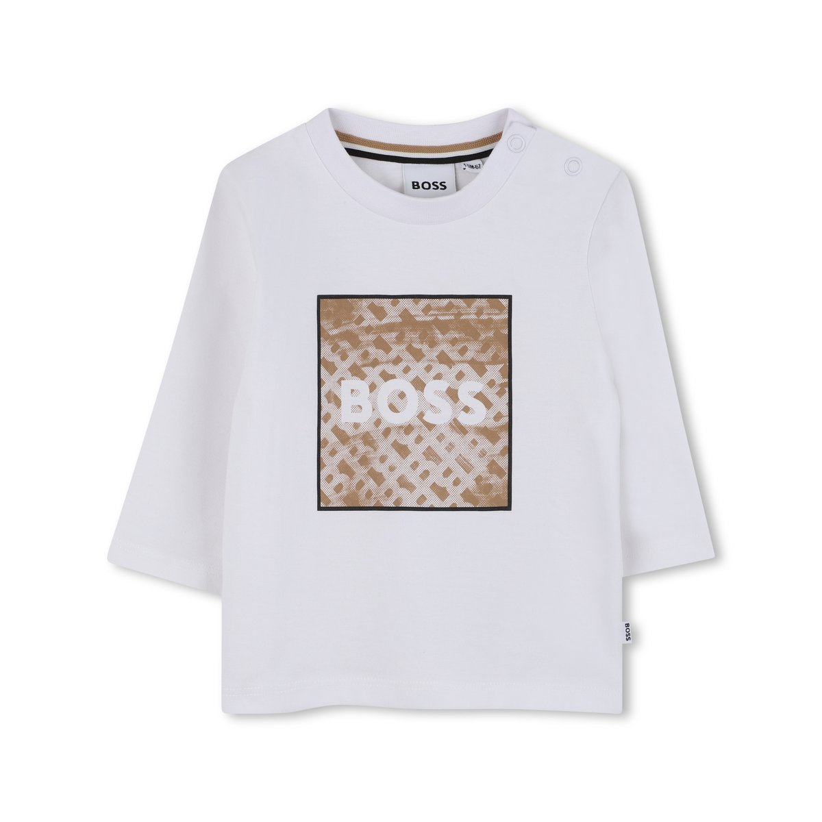 T-shirts à manches longues blanc, BOSS KIDSWEAR