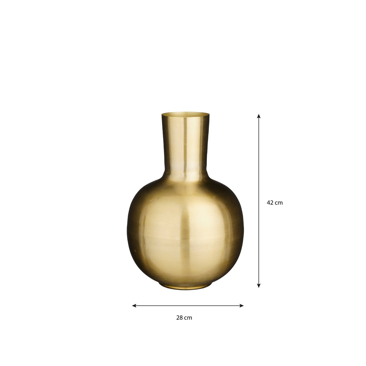 Vase DARA or, MICA DECORATIONS