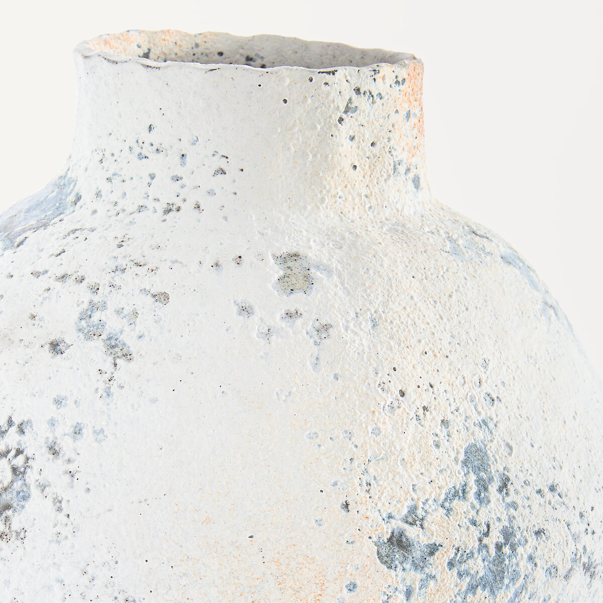 Vase en céramique aspect vieilli, Sylor blanc, AM.PM