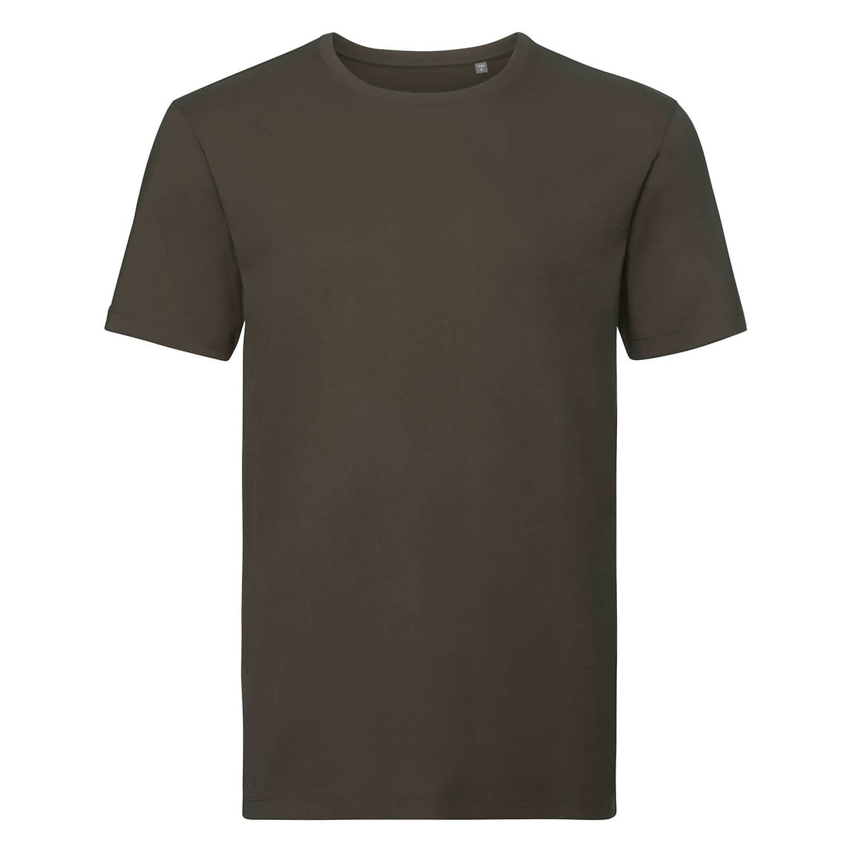 T-shirt manches courtes vert olive, RUSSELL