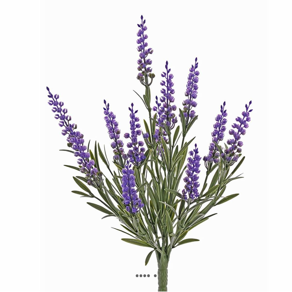 Piquet de fausse lavande H 35 cm pour ext lavande, ARTIFICIELLES