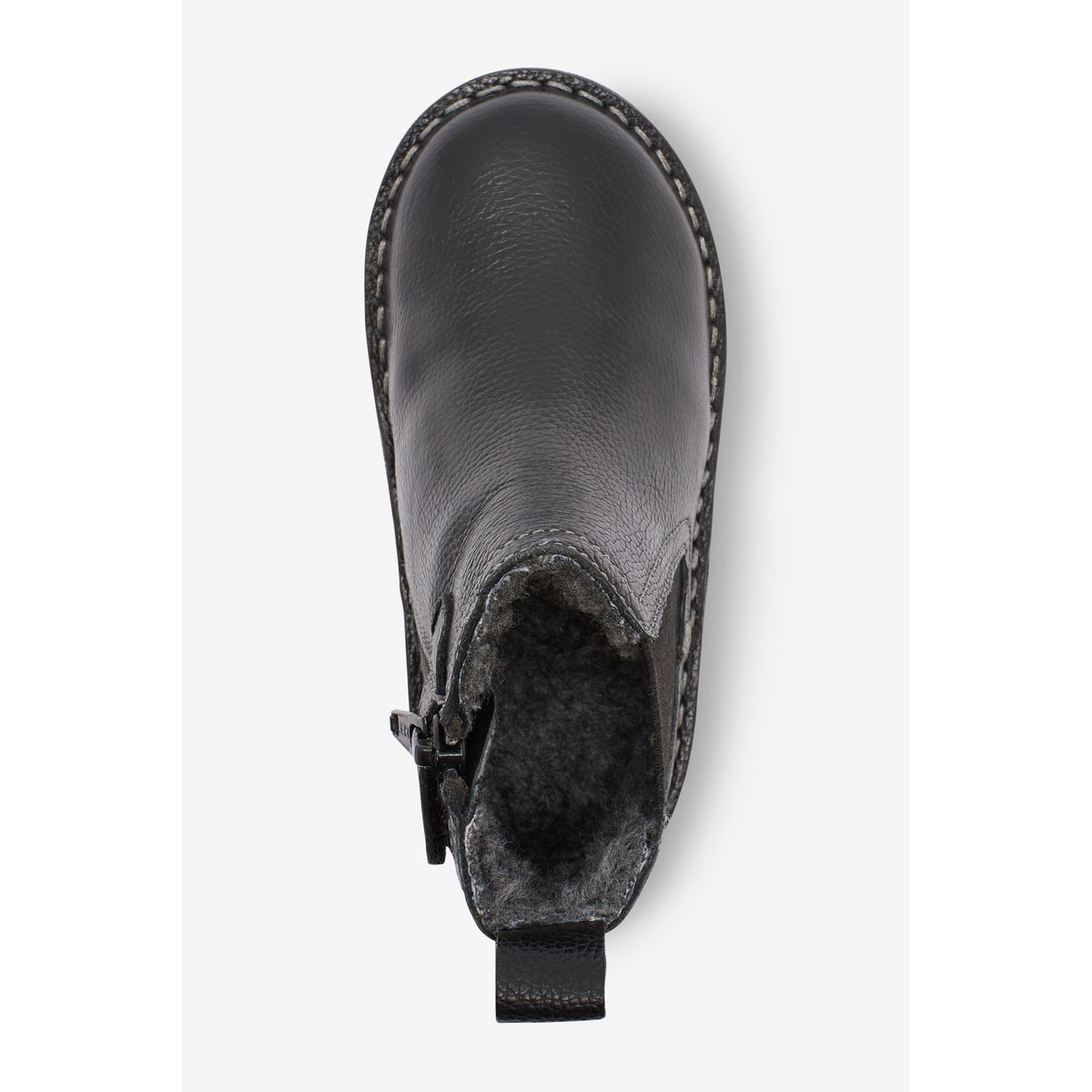 Bottines Chelsea En Cuir Doublées noir, NEXT
