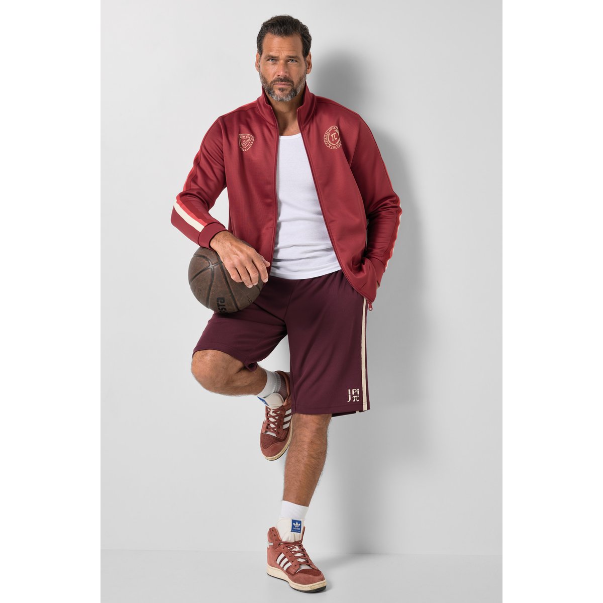 Veste de survêtement FLEXNAMIC® rouge acajou, JP1880