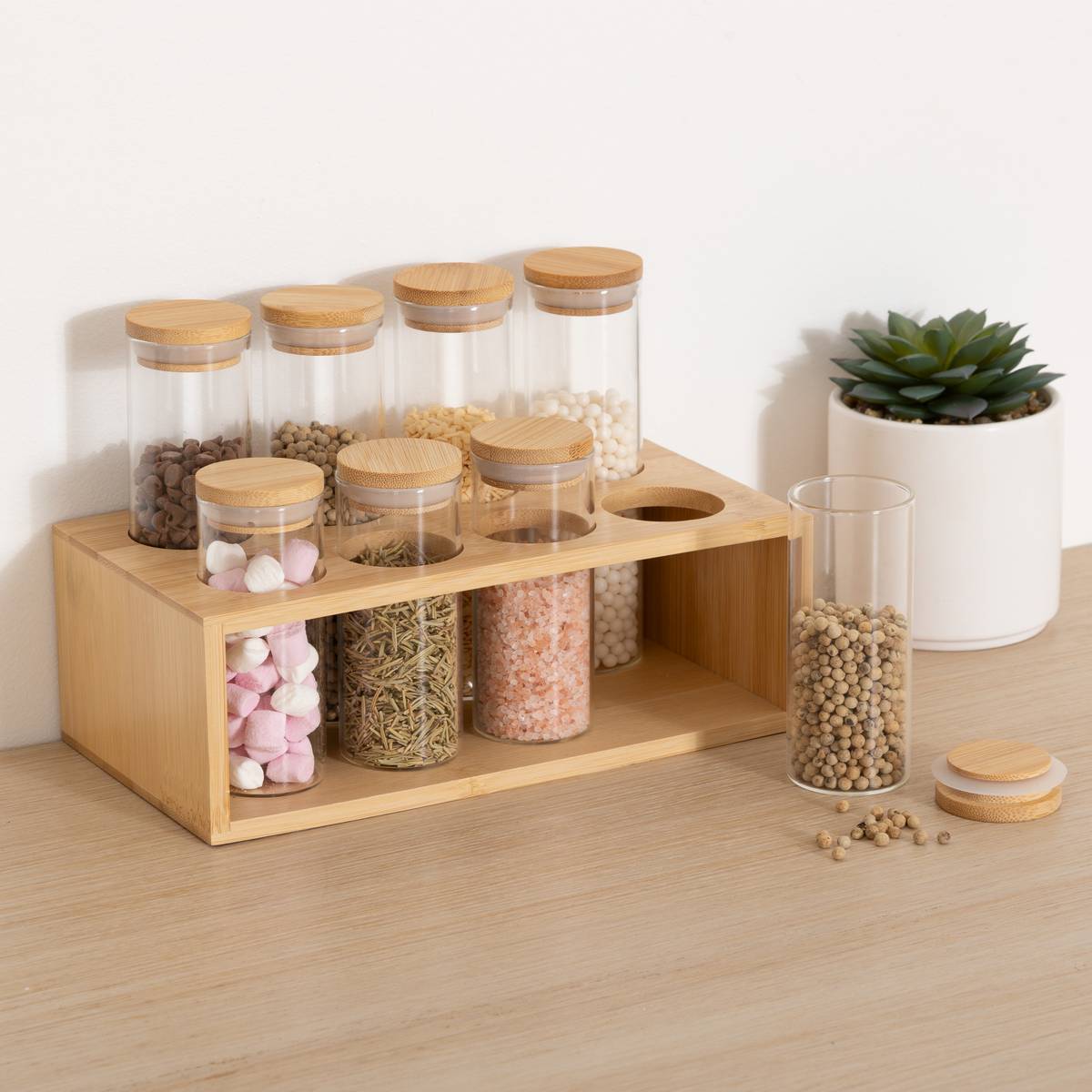 Pot, support à épices HERMET beige, 5FIVE SIMPLY SMART
