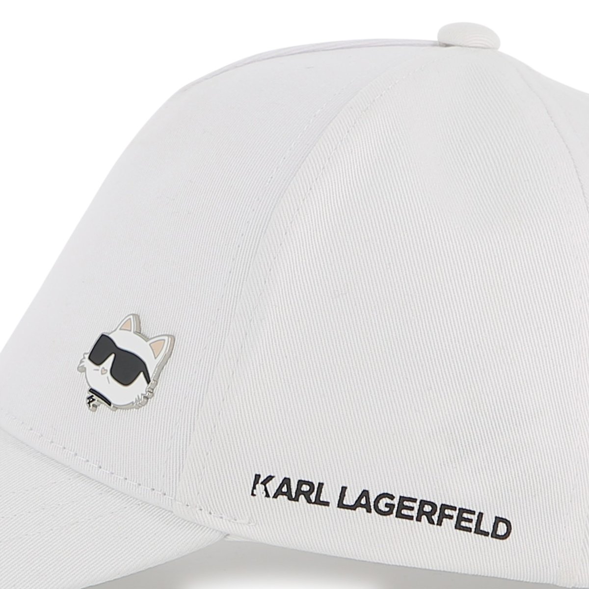 Casquette à fermeture réglable blanc, KARL LAGERFELD KIDS