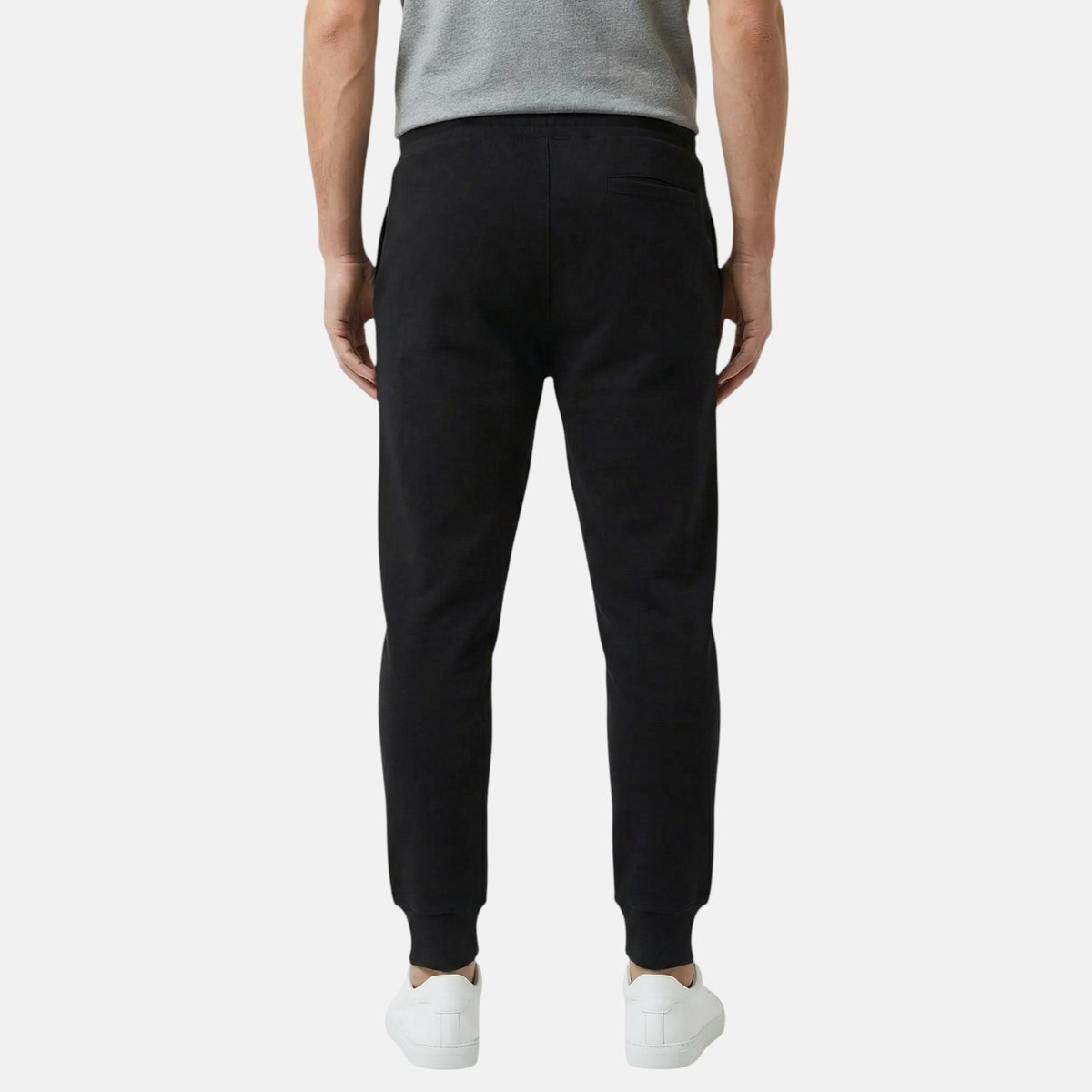 Pantalon de jogging à cordon de serrage, poches latérales et bas resserrés SPORTY noir, LEE COOPER