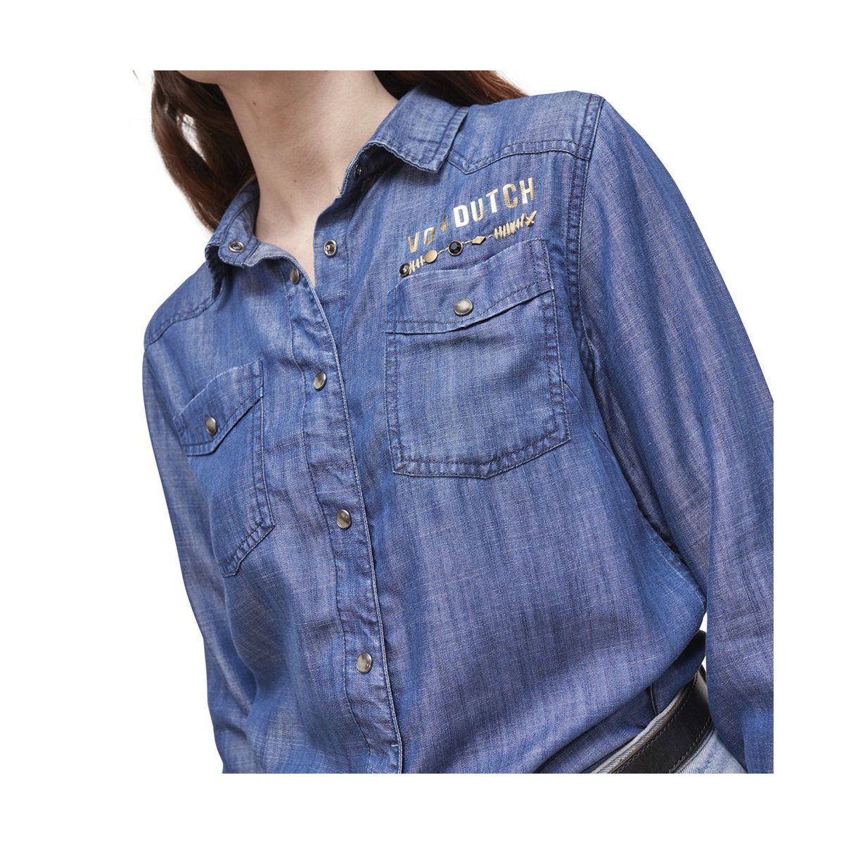 Chemise jeans Den bleu, VON DUTCH