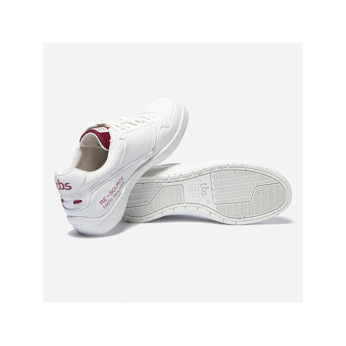 Baskets RSOURSE5Z7H57 blanc / bordeaux, TBS