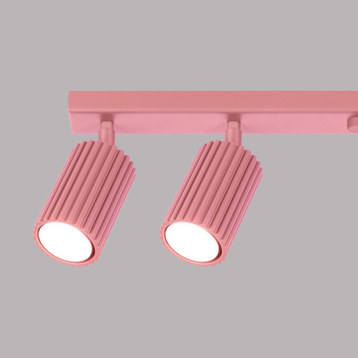 Plafonnier Aluminium Rose GU10 6 Karbon rose, EDEN