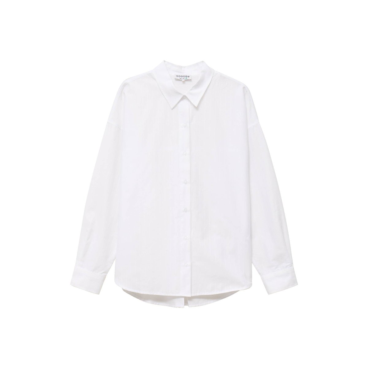 Chemise oversize en coton ecru, BONOBO