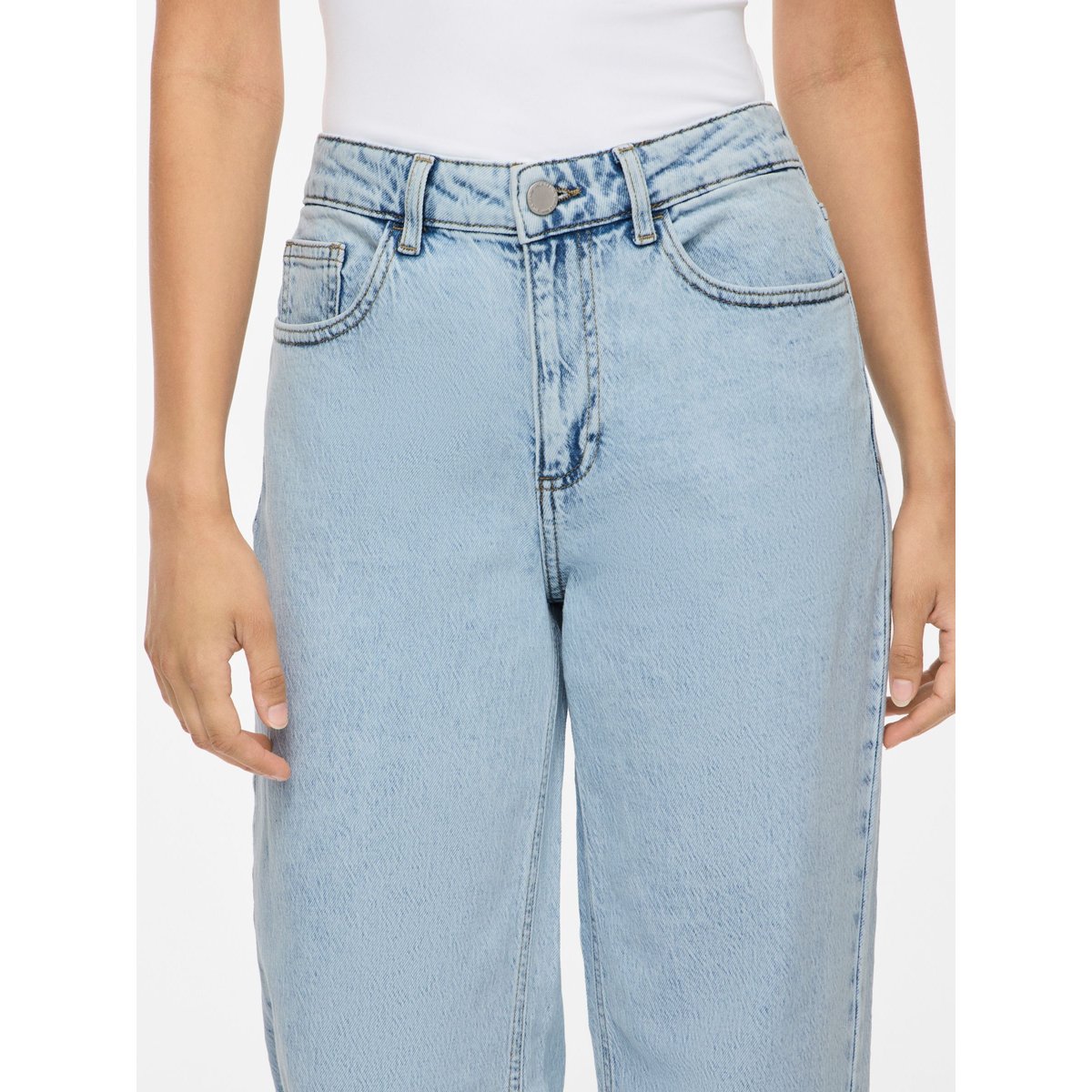 Jean Droit bleu - light blue denim1, VILA