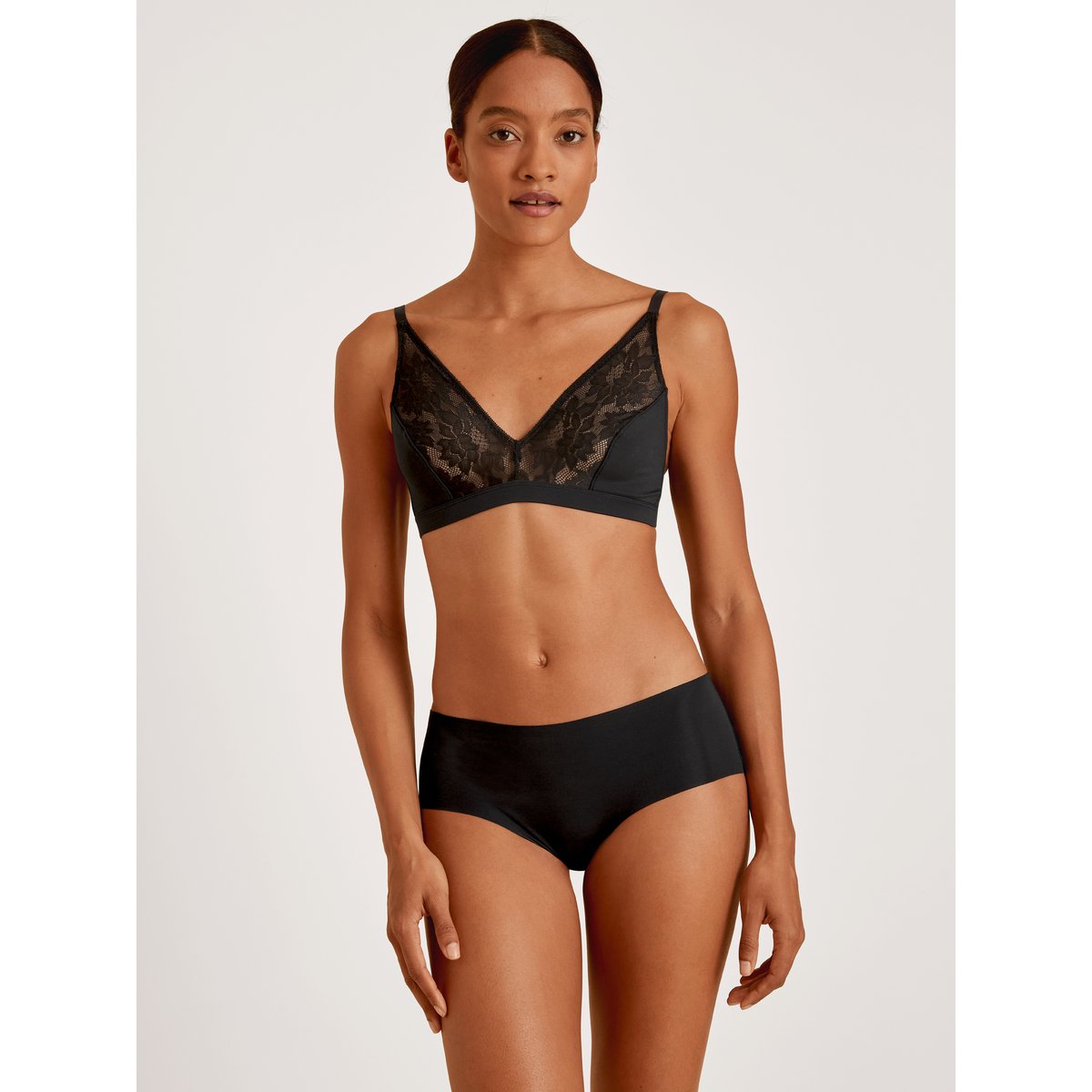 Panty Modal NATURAL SKIN LACE noir c2c, CALIDA