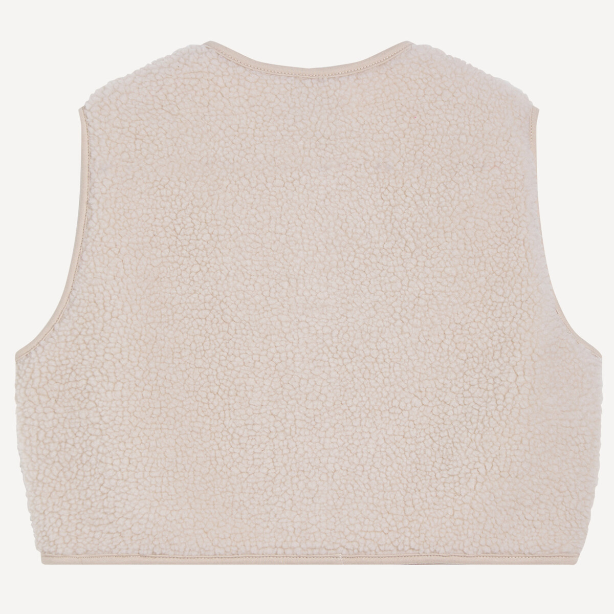 Gilet sans manches en sherpa ecru, LA REDOUTE COLLECTIONS