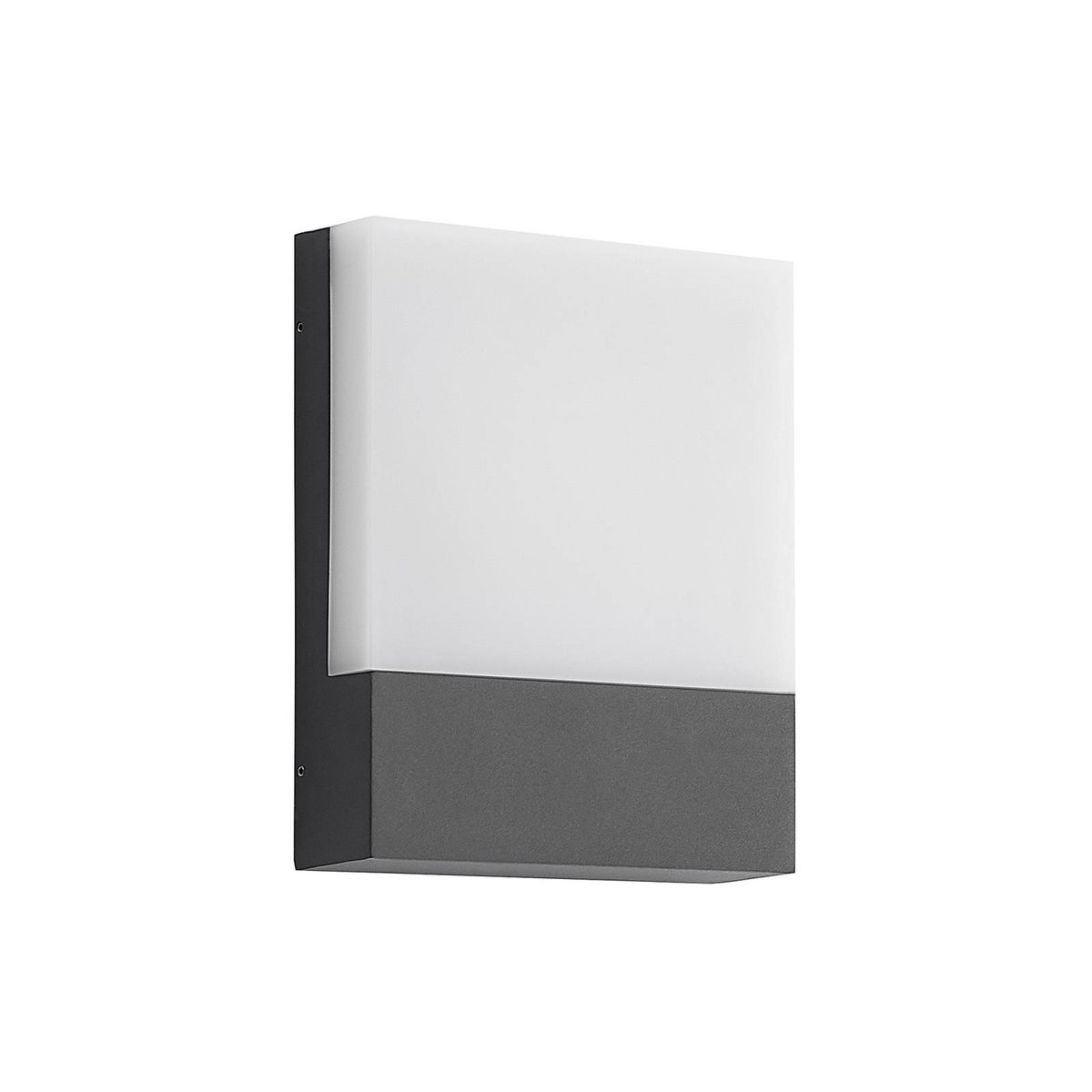 Applique extérieure en aluminium moderneLED gris foncé, blanc, LINDBY