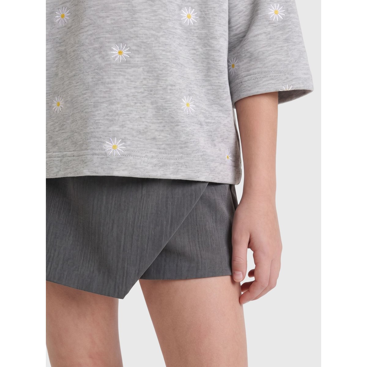 Haut En Molleton grise - light grey melange, KIDS ONLY