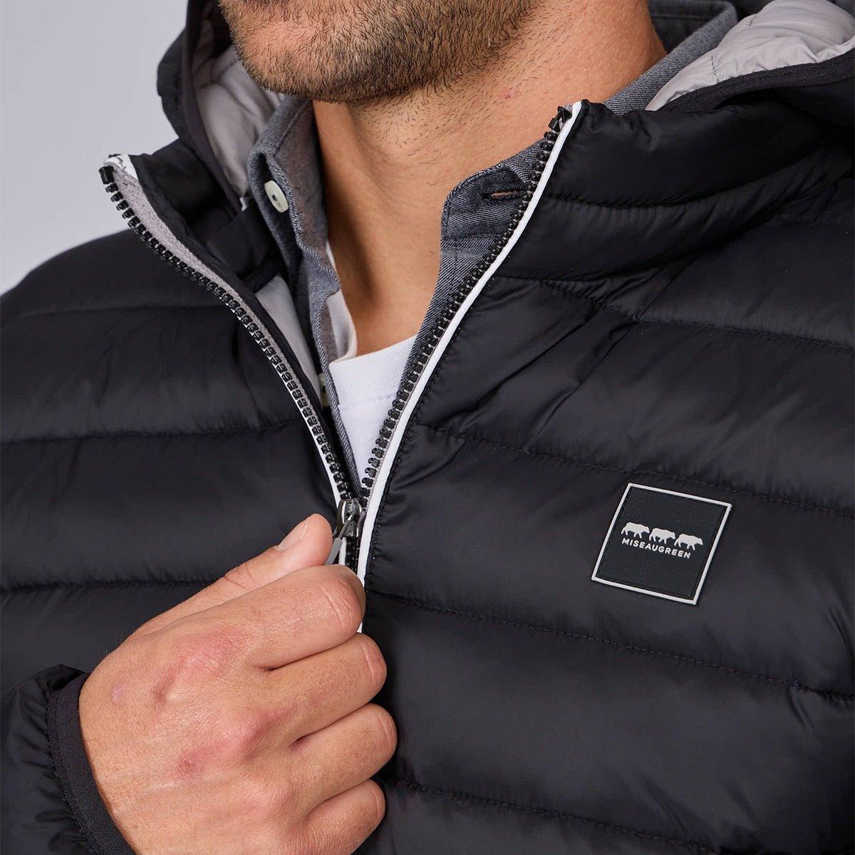 Doudoune calvin noir, MISE AU GREEN
