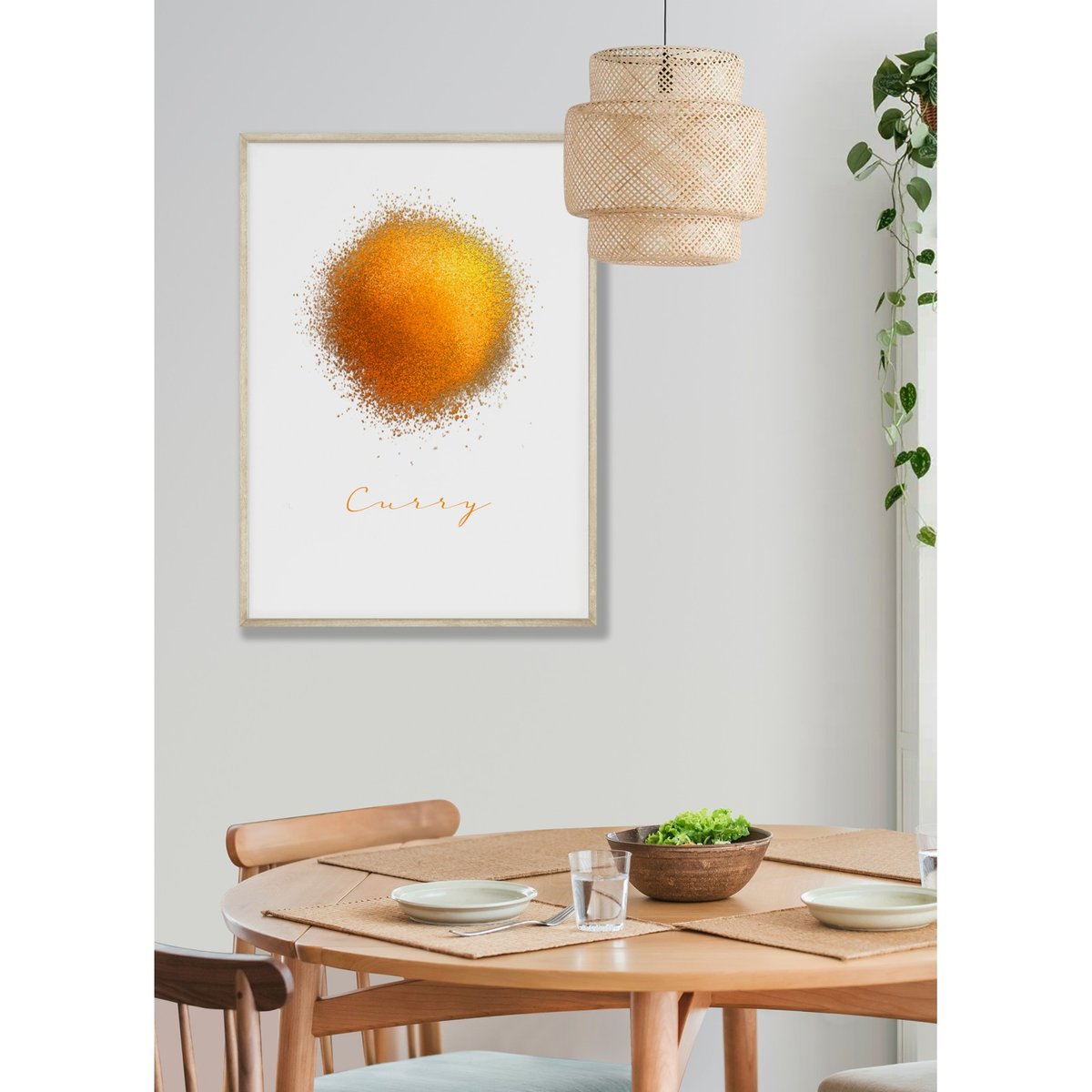 Affiche Curry blanc, L'AFFICHERIE
