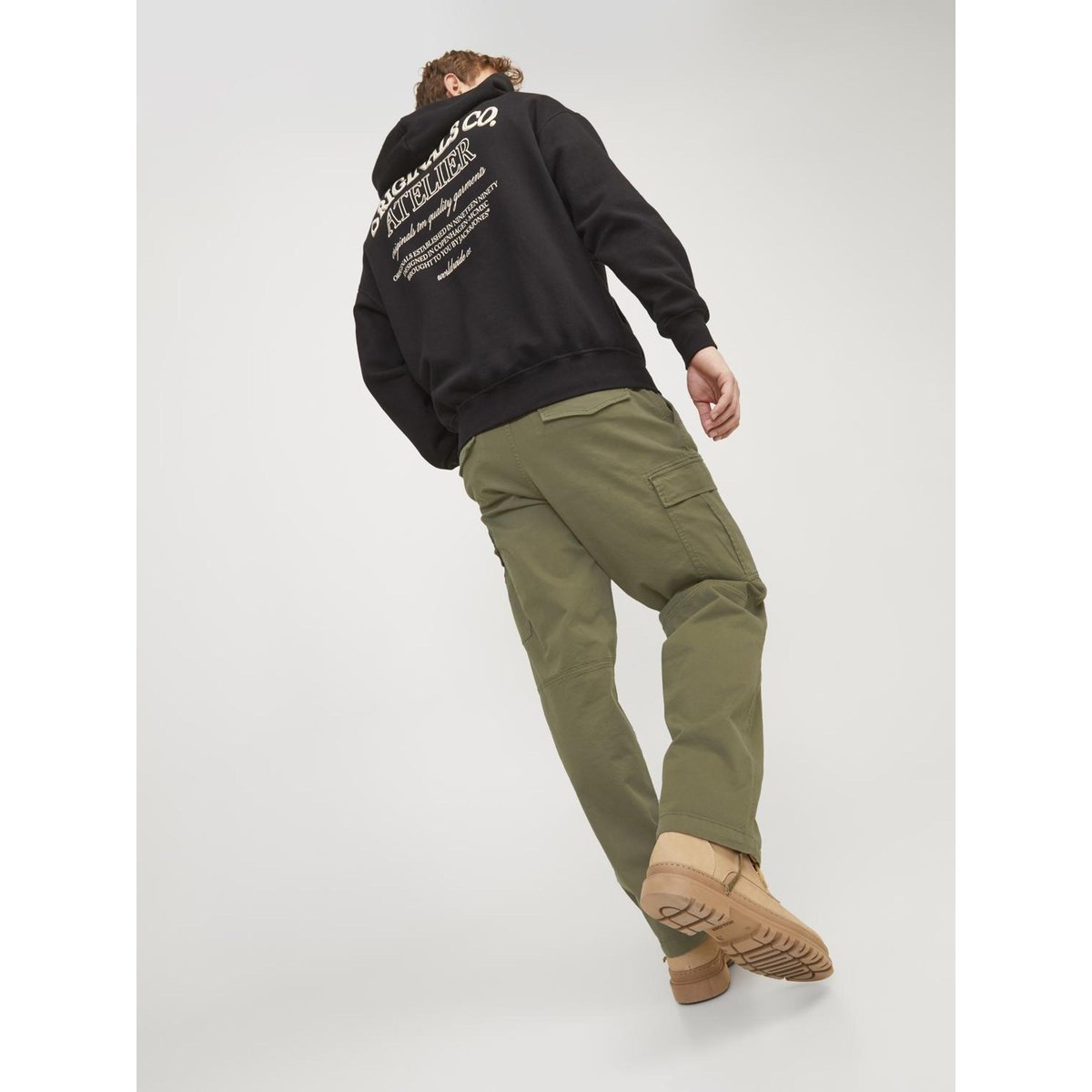 Pantalon Cargo dusty olive, JACK & JONES