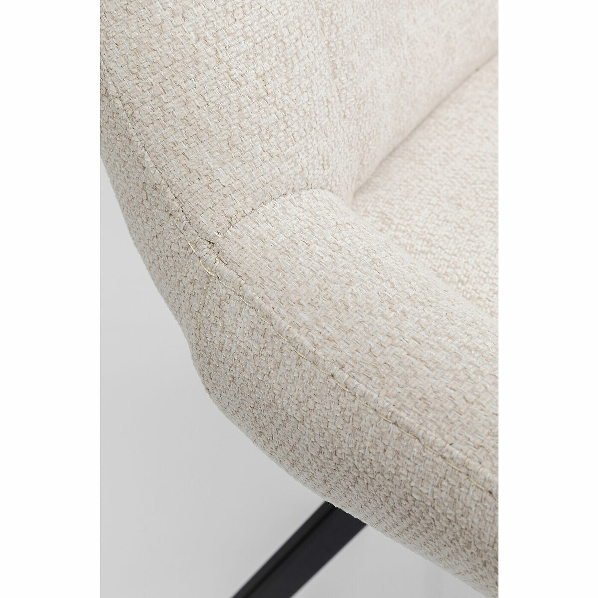 Chaise pivotante Blade crème crème, KARE DESIGN