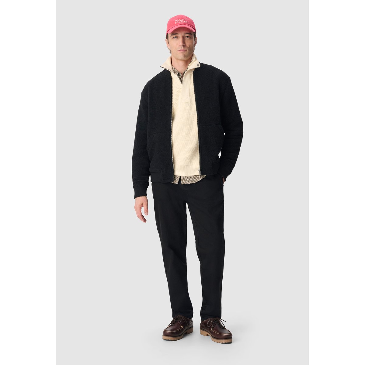 Cardigan teddy laine bouillie noir, IKKS