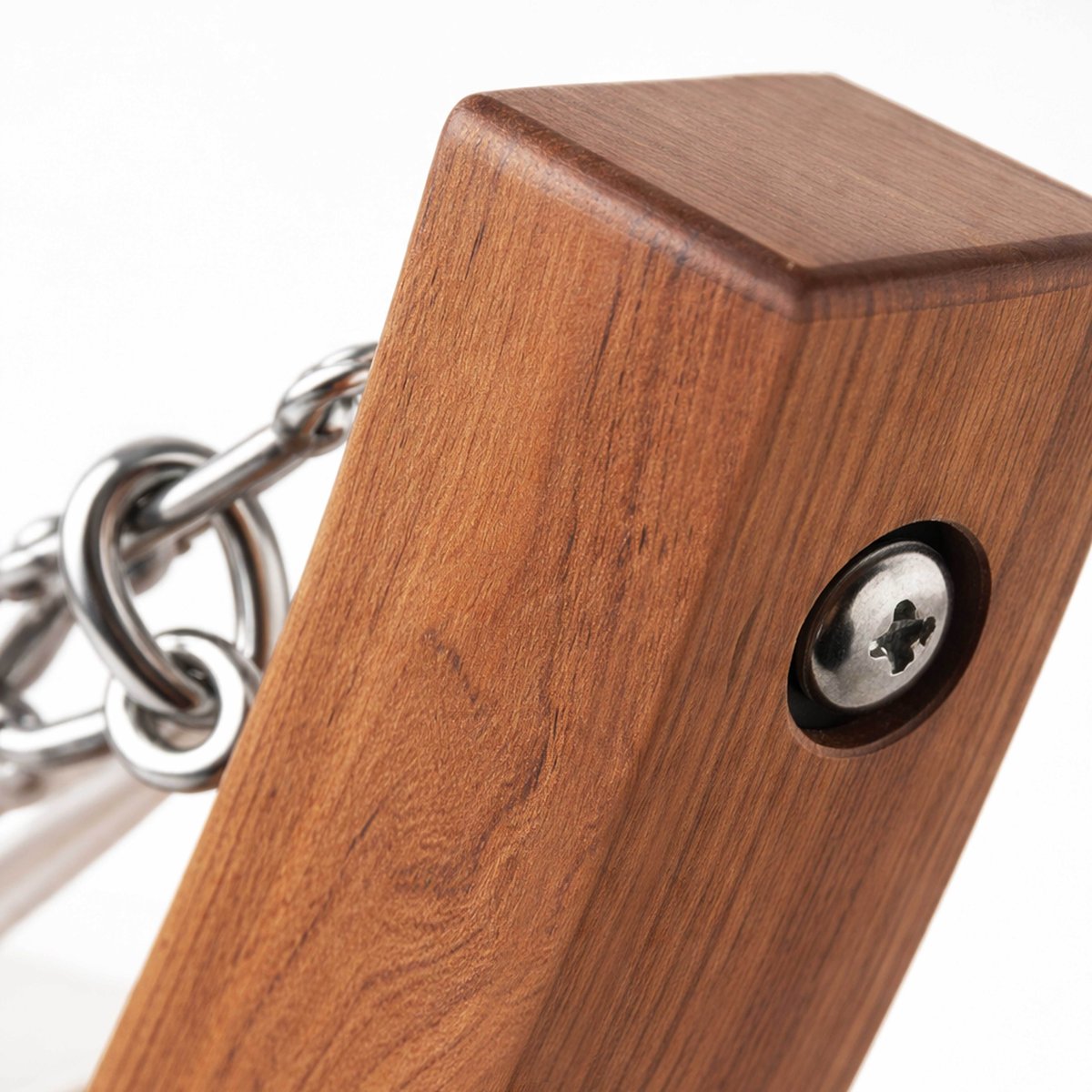 Hamac sur pied en bois, MANILLE blanc, OVIALA