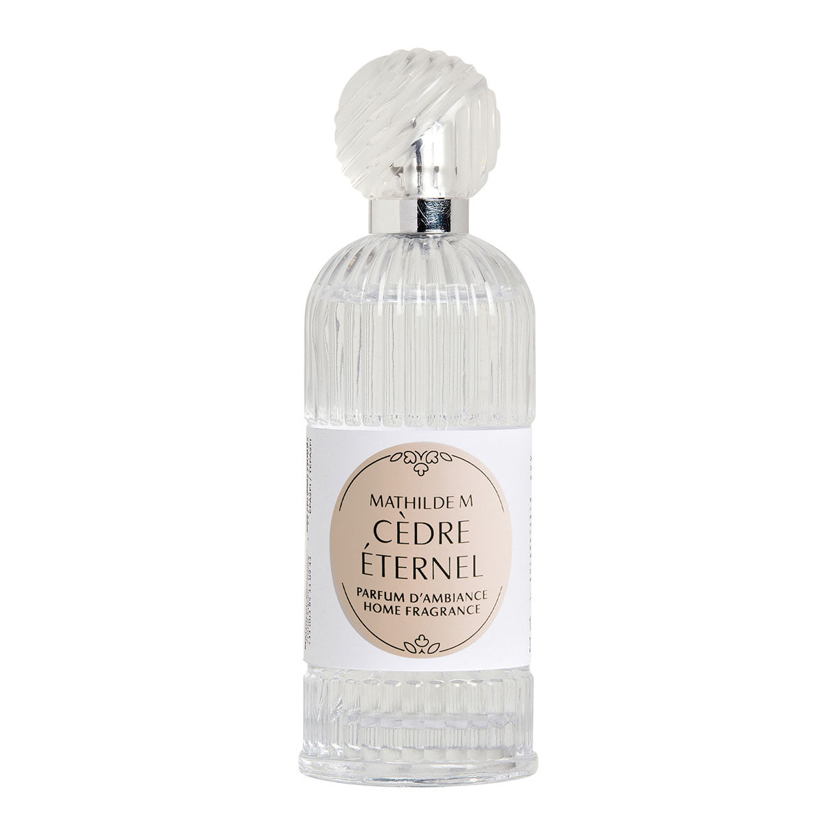 Parfum d'ambiance 100 ml CÈDRE ÉTERNEL transparent, MATHILDE M