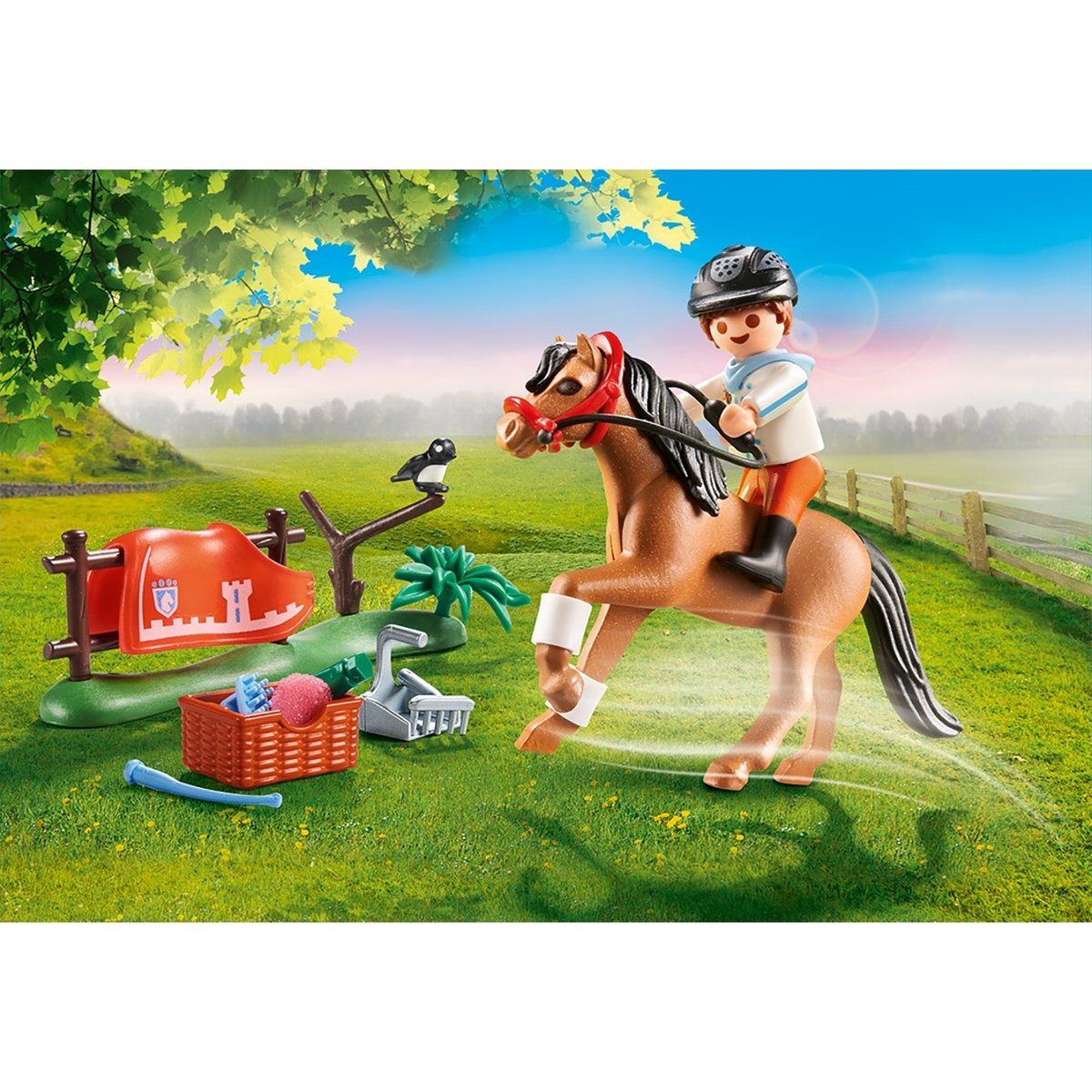 Poney de collection du Connemara multicolore, PLAYMOBIL