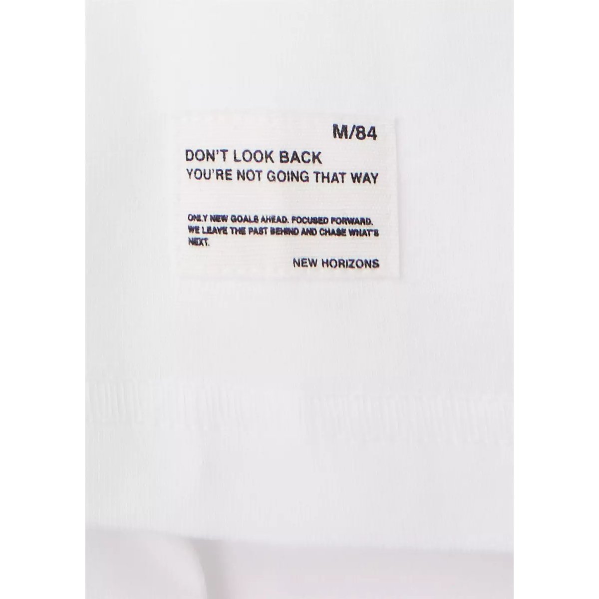 T-shirt coton empiècement blanc cassé, MANGO TEEN