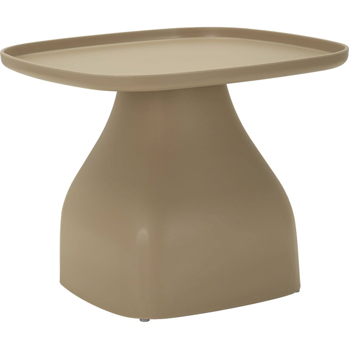 Table basse design à base sculpturale MODERN gris, RECOLLECTION