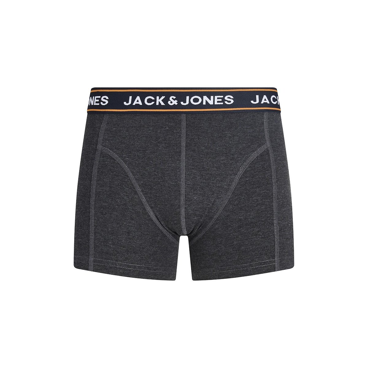 Lot de 5 boxers unis noir, JACK & JONES
