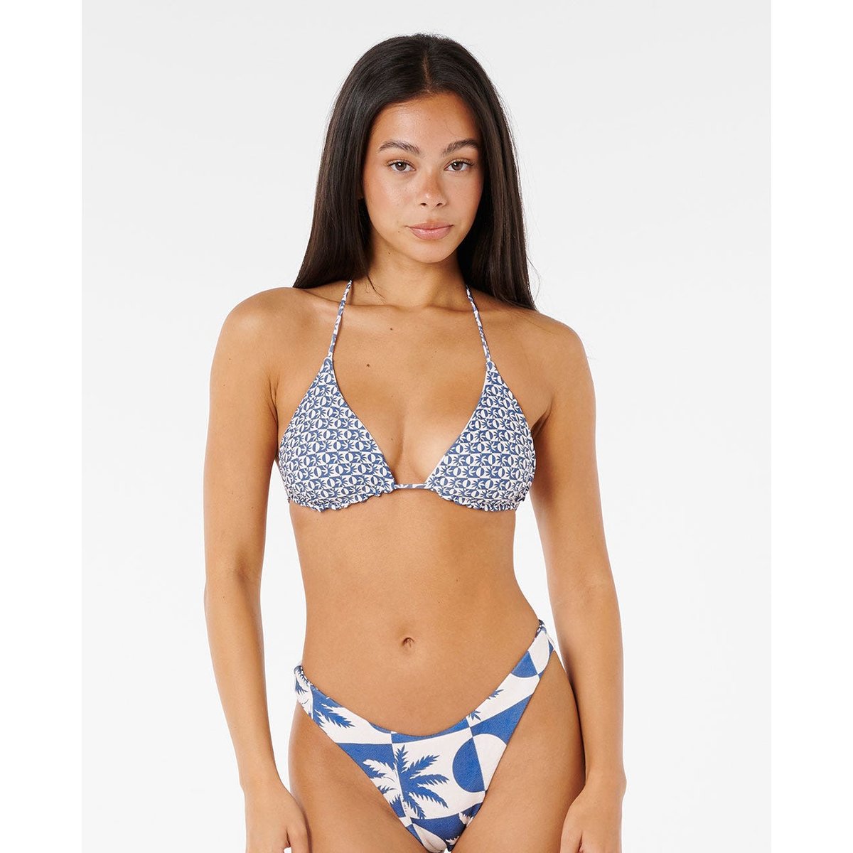 Haut de maillot SUMMER SUN REVO SLIDING TRI navy - marine, RIP CURL