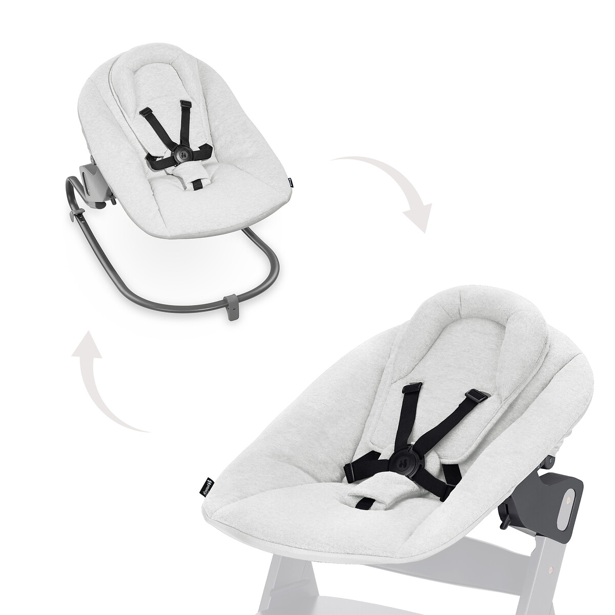 Alpha Bouncer Premium light grey, HAUCK