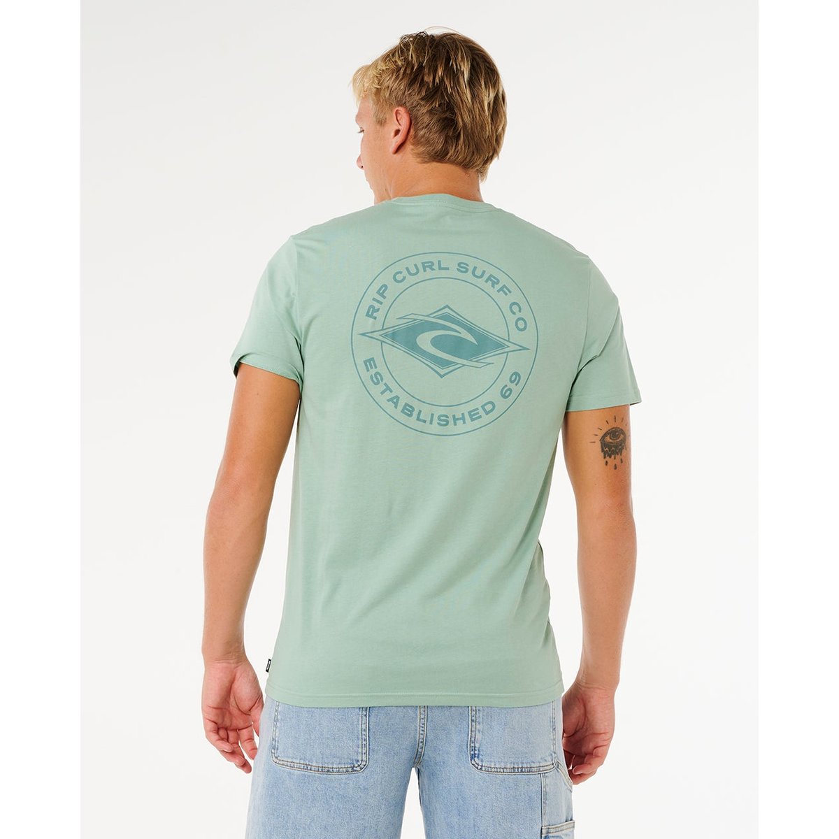 T-shirt à manches courtes STAPLE aloe, RIP CURL