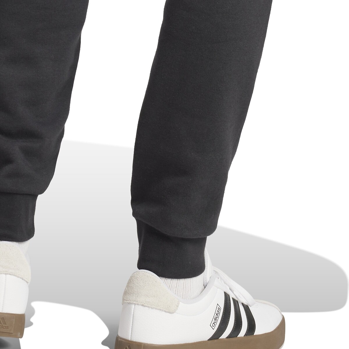 Fleece-Hose ESSENTIALS mit grossem Logo schwarz, ADIDAS SPORTSWEAR