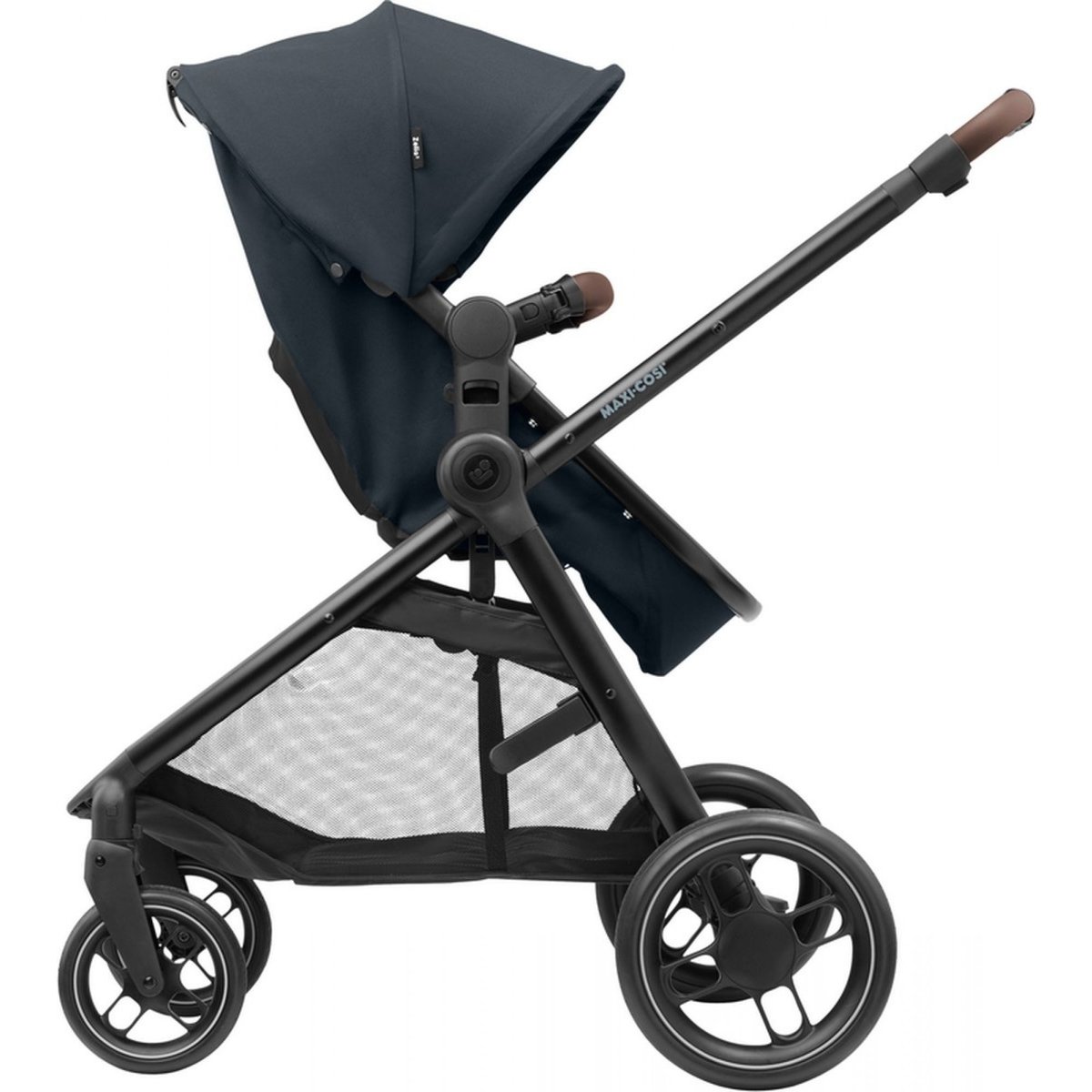 Poussette 2 en 1 Zelia 3, avec nacelle intégrée gris essentiel, MAXI COSI