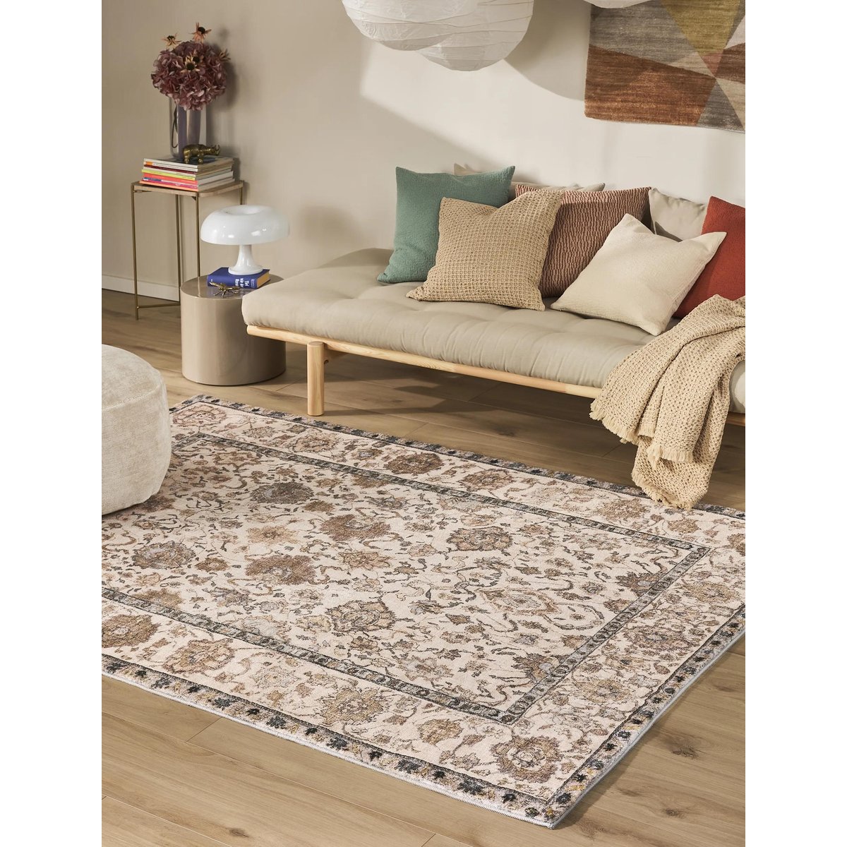 Tapis lavable MARA beige, BENUTA
