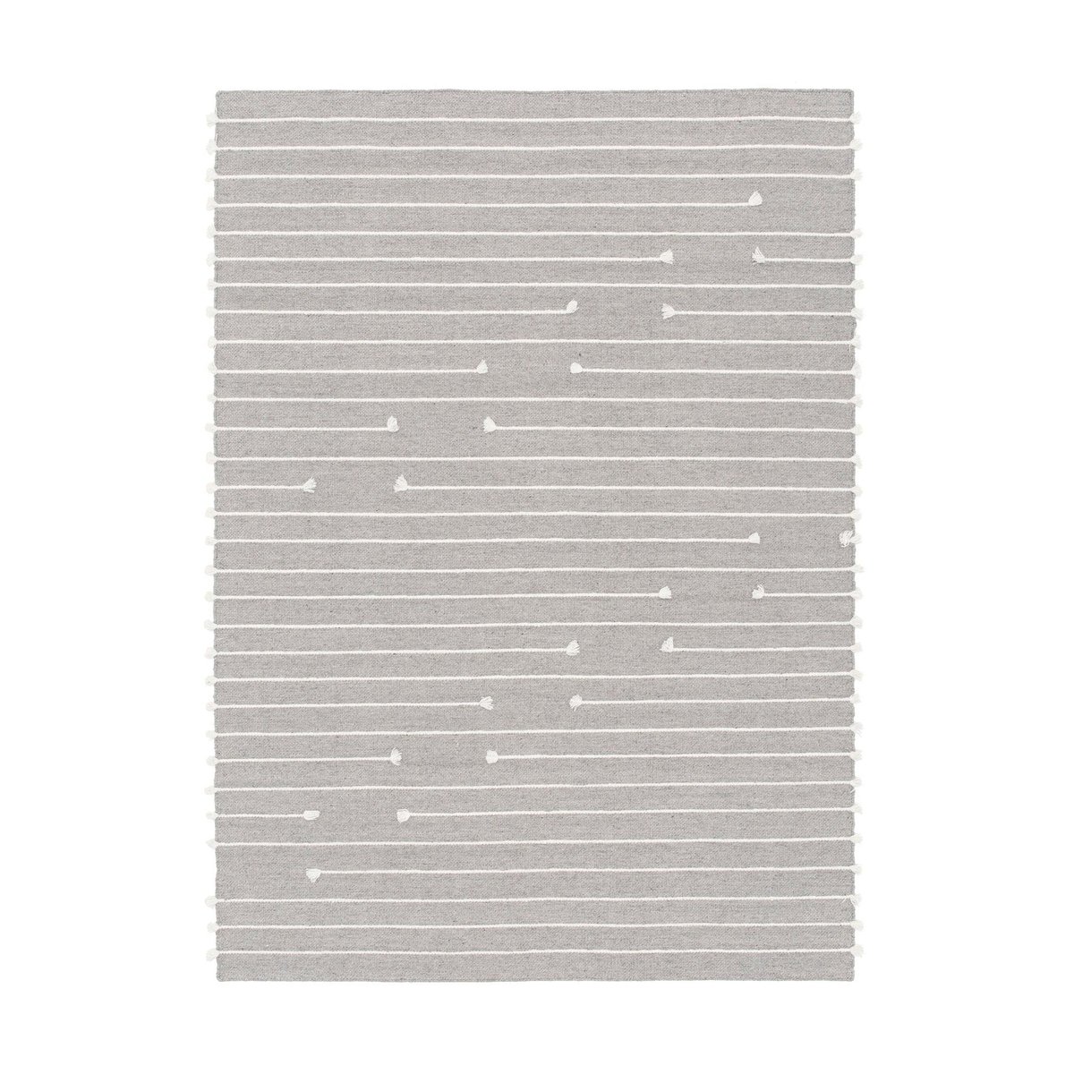 Tapis naturel 100% laine SHIRAZ gris minéral, AFK LIVING