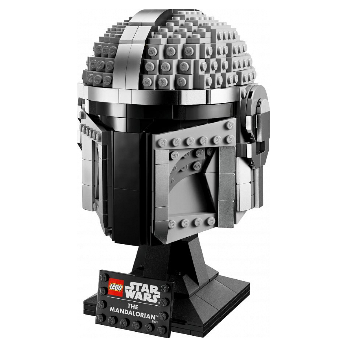 LEGO Star Wars 75328 - Casque du Mandalorien à Construire et à Exposer multicolore, LEGO