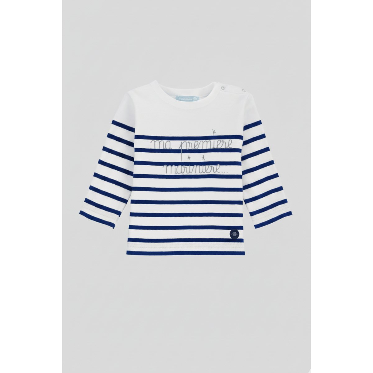 Ma 1ère marinière en coton BABY blanc/etoile, ARMOR-LUX