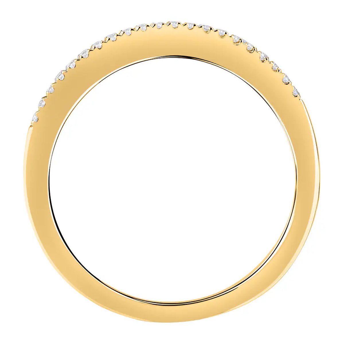 Bagues en Diamant Synthétique/or Jaune Recyclé 375/1000 et Diamant synthétique or, LIVE DIAMOND