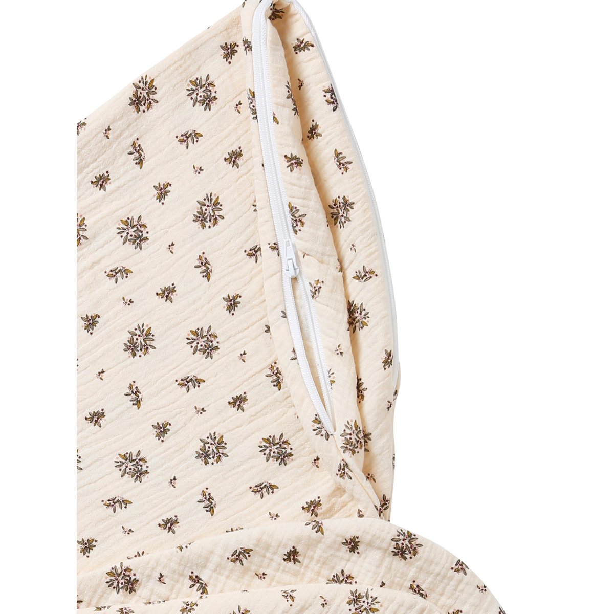Housse pour coussin d'allaitement imprimé fleuri, VERTBAUDET