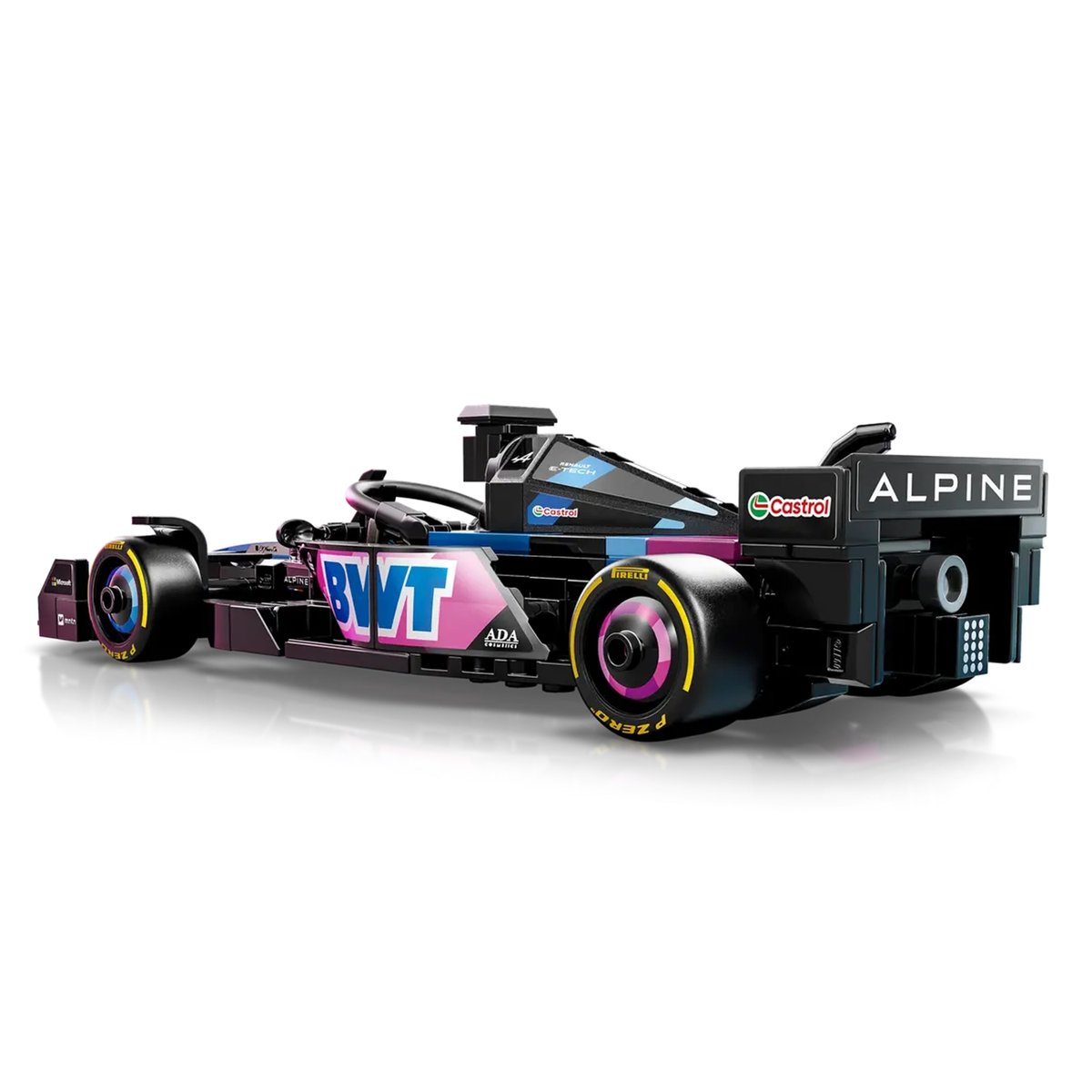 LEGO Speed Champions - Voiture F1 BWT Alpine Team A524 - Modèle de Course 2024 noir, LEGO