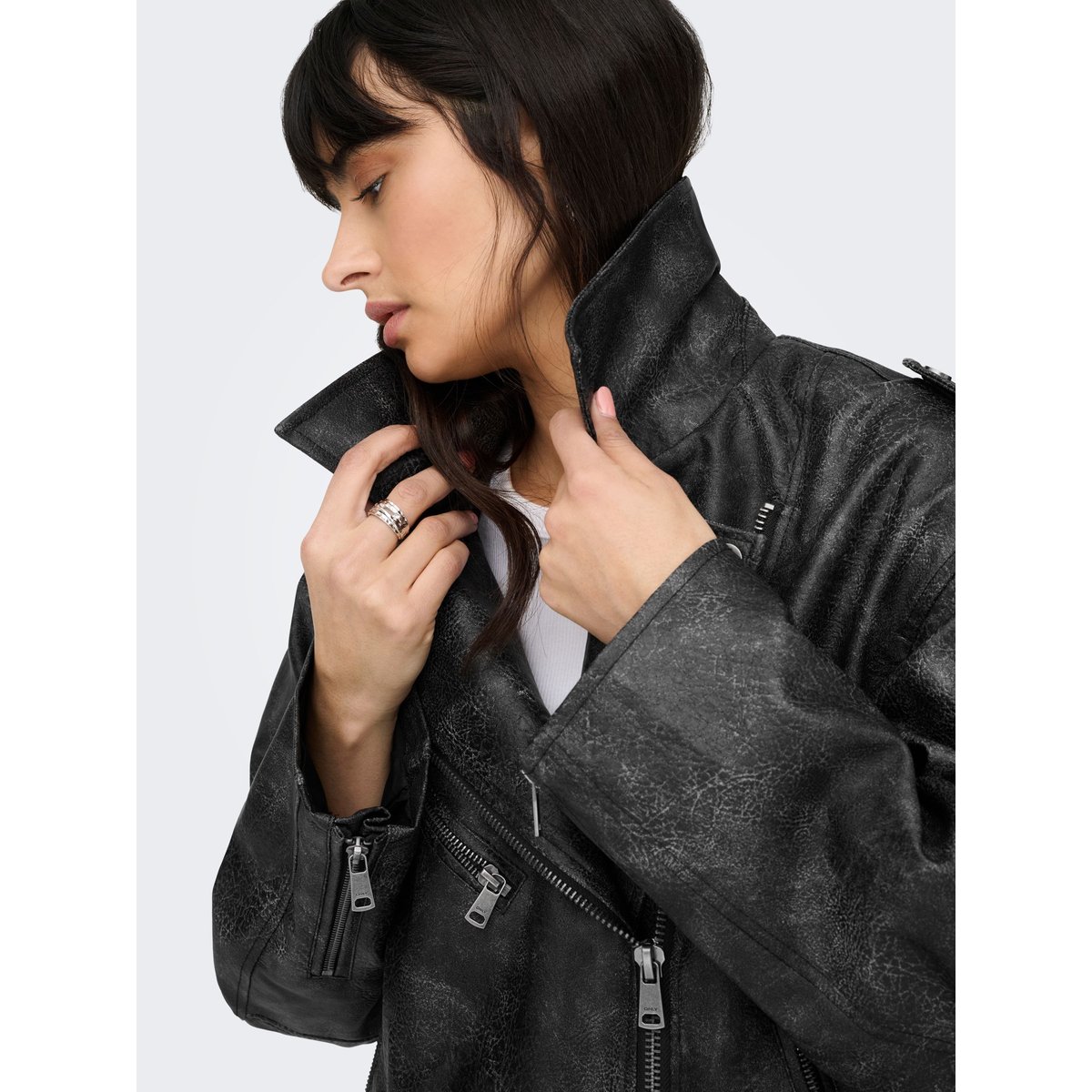 Veste Biker black, ONLY