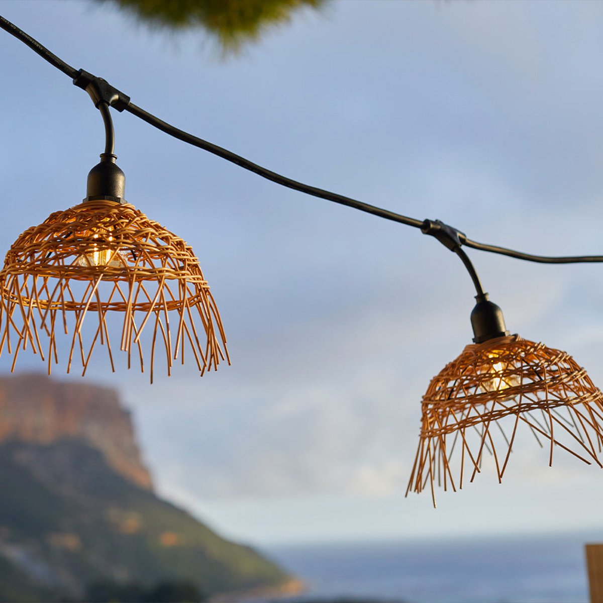Guirlande connectable E27 HAWAII LIGHT beige, LUMISKY